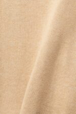 Men Esprit Beige V-neck sustainable cotton cardigan Sweaters XF4444775 - Image 4