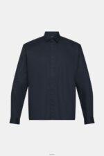 Men Esprit Black Slim fit shirt Shirts XF4444913 - Image 5