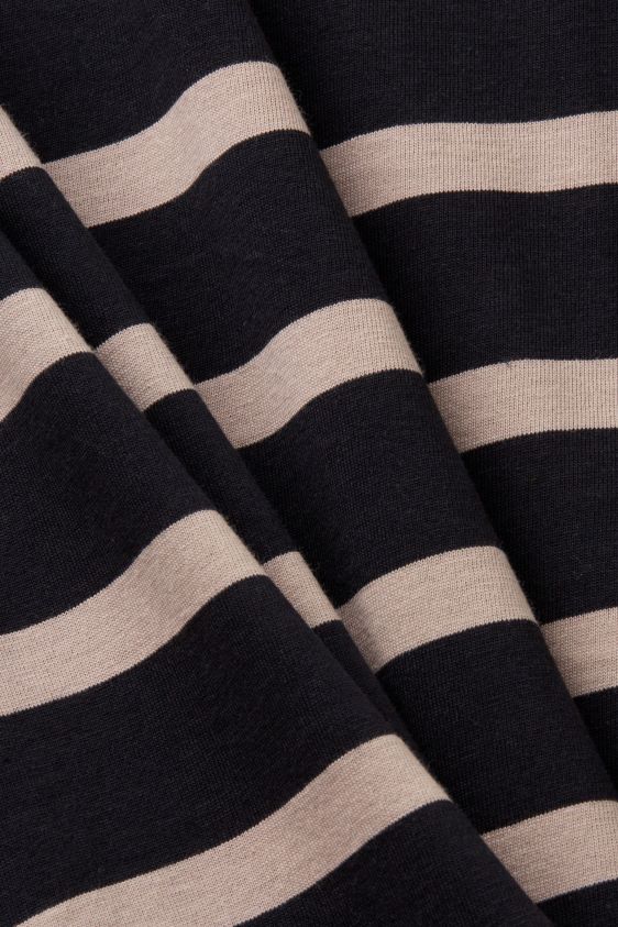 Men Esprit Black Striped jersey t-shirt, 100% cotton T-Shirts XF4444590 - Image 3