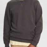 Men Esprit Black Sustainable crew neck sweatshirt Sweatshirts & Hoodies XF4444935