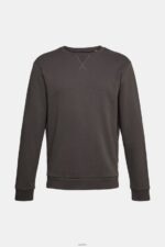 Men Esprit Black Sustainable crew neck sweatshirt Sweatshirts & Hoodies XF4444935 - Image 5