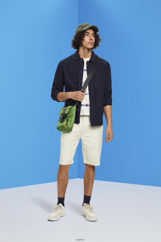 Men Esprit Cream Beige Chino-style shorts Shorts XF4444750 - Image 2
