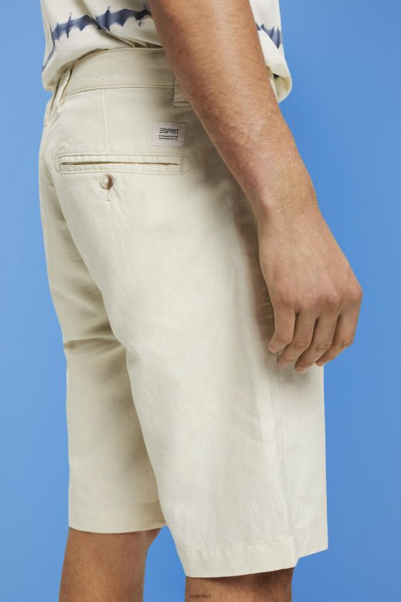 Men Esprit Cream Beige Chino-style shorts Shorts XF4444750 - Image 3