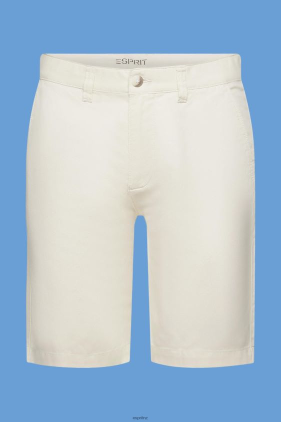 Men Esprit Cream Beige Chino-style shorts Shorts XF4444750 - Image 5