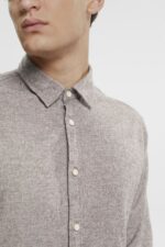 Men Esprit Dark Brown Slim fit shirt Shirts XF4444700 - Image 3