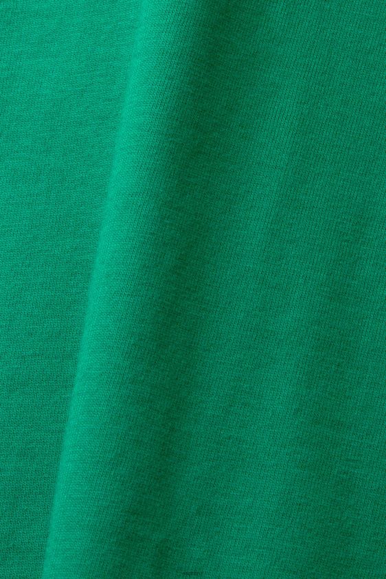 Men Esprit Dark Green Logo t-shirt, 100% cotton T-Shirts XF4444588 - Image 4