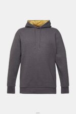 Men Esprit Dark Grey Sweatshirt hoodie Sweatshirts & Hoodies XF4444887 - Image 5