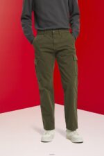 Men Esprit Dark Khaki Cargo trousers Trousers & Pants XF4444730