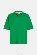 Men Esprit Green Dolphin Tennis Club Relaxed Polo Polos XF4444875 - Image 4