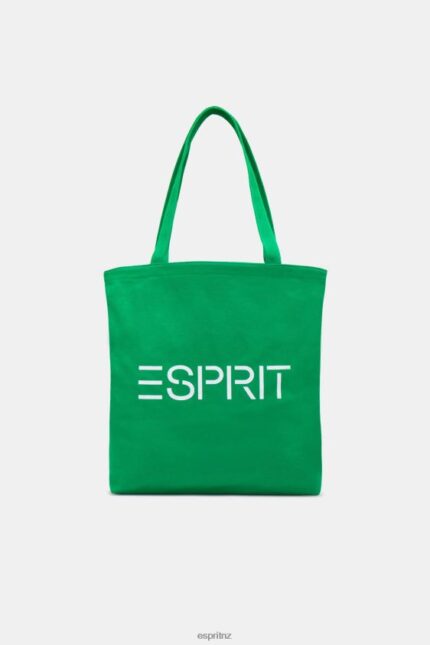 Men Esprit Green Logo Canvas Tote Bag Accessories XF444440