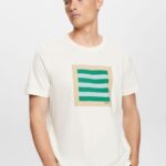 Men Esprit Ice Jersey T-shirt with print, 100% cotton T-Shirts XF4444583