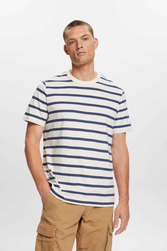 Men Esprit Ice Striped jersey t-shirt, 100% cotton T-Shirts XF4444591 - Image 1
