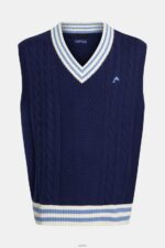 Men Esprit Ink College sweater vest Sweaters XF4444812 - Image 4