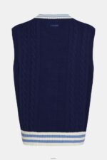 Men Esprit Ink College sweater vest Sweaters XF4444812 - Image 5
