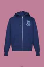 Men Esprit Ink Full-length zip hoodie Sweatshirts & Hoodies XF4444637 - Image 5