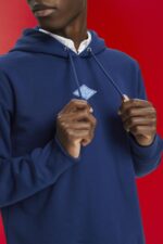 Men Esprit Ink Hoodie with logo chest print Sweatshirts & Hoodies XF4444641 - Image 3