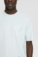 Men Esprit Light Aqua Green Jersey t-shirt T-Shirts XF4444747 - Image 3