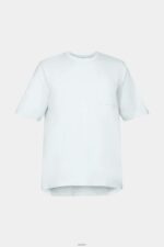 Men Esprit Light Aqua Green Jersey t-shirt T-Shirts XF4444747 - Image 5