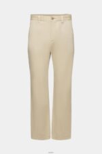 Men Esprit Light Beige Vintage straight fit cargo trousers Trousers & Pants XF4444731 - Image 5