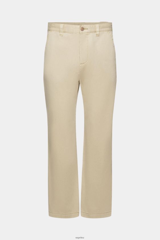 Men Esprit Light Beige Vintage straight fit cargo trousers Trousers & Pants XF4444731 - Image 5
