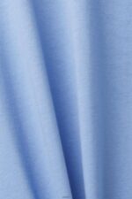 Men Esprit Light Blue Lavender Retro logo print cotton t-shirt T-Shirts XF4444632 - Image 4