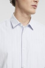 Men Esprit Light Blue Striped shirt Shirts XF4444686 - Image 3