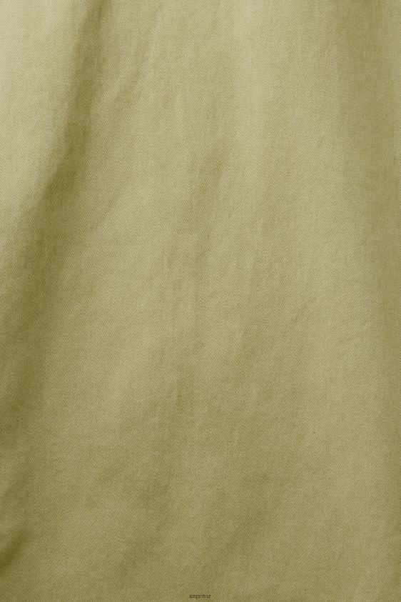 Men Esprit Light Khaki Slim Leg Chino Pants Trousers & Pants XF4444593 - Image 4