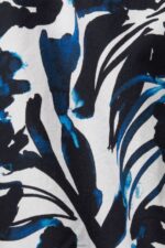 Men Esprit Navy Patterned short sleeve shirt, 100% cotton Shirts XF4444613 - Image 4