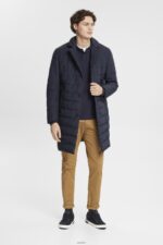 Men Esprit Navy Polo jumper Sweaters XF4444683 - Image 2