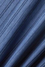 Men Esprit Navy Slim fit denim shirt with stripes Shirts XF4444717 - Image 4