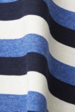Men Esprit Navy Striped jersey t-shirt, 100% cotton T-Shirts XF4444736 - Image 4