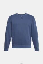 Men Esprit Navy Sustainable crew neck sweatshirt Sweatshirts & Hoodies XF4444936 - Image 5