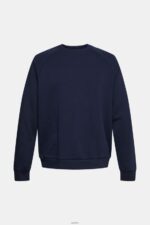 Men Esprit Navy Sweatshirt with a zip pocket Sweatshirts & Hoodies XF4444934 - Image 5