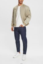Men Esprit Off White Long sleeve pique polo shirt Polos XF4444951 - Image 2