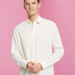 Men Esprit Off White Sustainable cotton shirt Shirts XF4444831