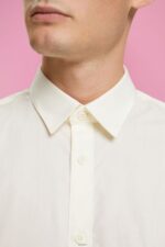 Men Esprit Off White Sustainable cotton shirt Shirts XF4444831 - Image 3
