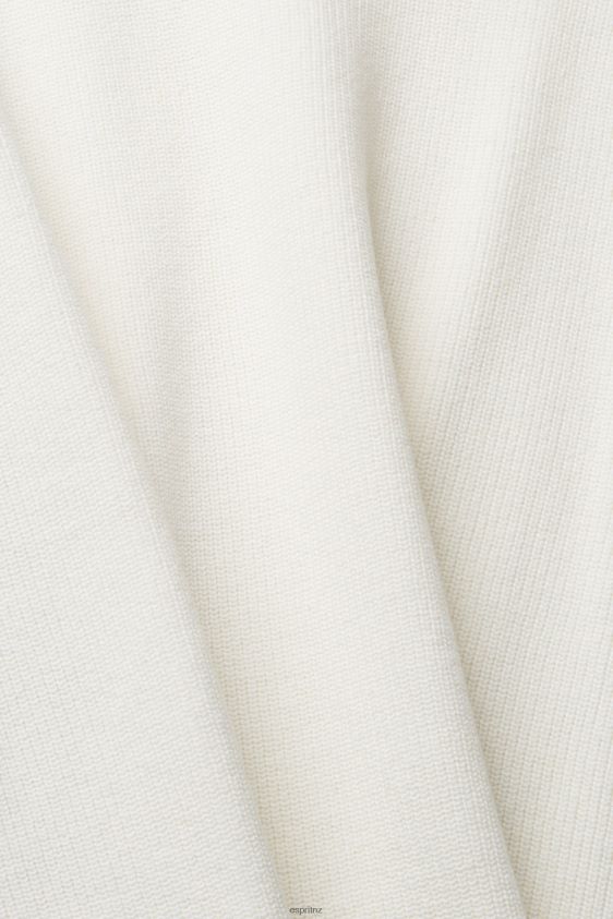 Men Esprit Off White Tank top with two stripes Sweaters XF4444841 - Image 4