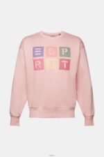 Men Esprit Old Pink Logo sweatshirt, 100% organic cotton Sweatshirts & Hoodies XF4444582 - Image 5