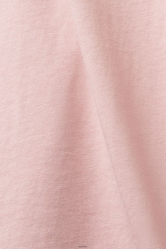 Men Esprit Old Pink Logo t-shirt, 100% cotton T-Shirts XF4444589 - Image 4