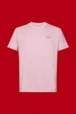 Men Esprit Pink T-shirt with logo print T-Shirts XF4444603 - Image 5