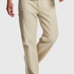 Men Esprit Sand Straight fit carpenter chinos Trousers & Pants XF4444782