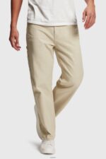 Men Esprit Sand Straight fit carpenter chinos Trousers & Pants XF4444782