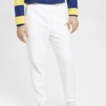 Men Esprit White Joggers with logo print Joggers XF4444664
