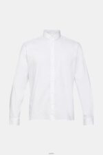 Men Esprit White Slim fit shirt Shirts XF4444914 - Image 5