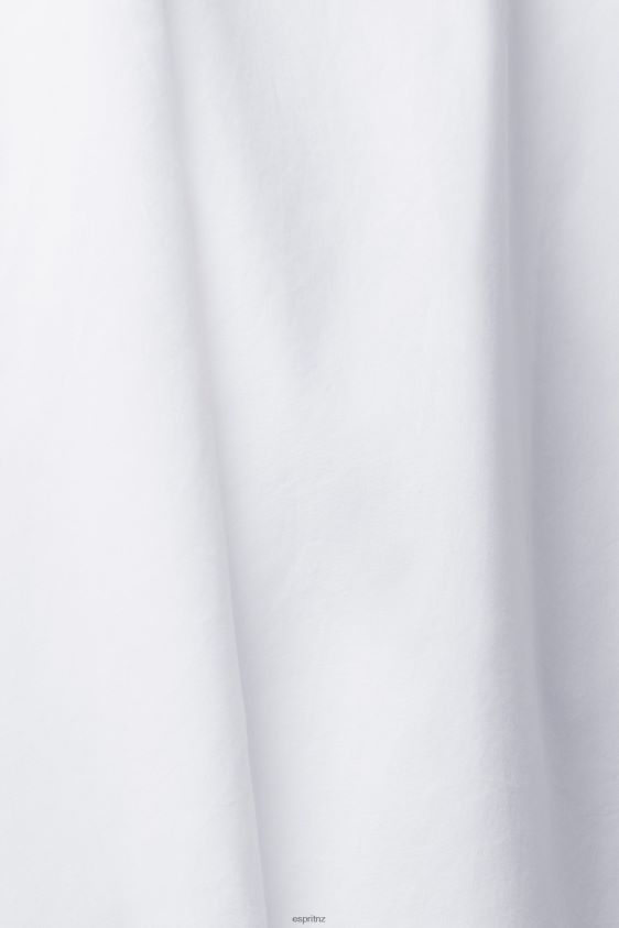Women Esprit Black Blouse with round neck, organic cotton Blouses XF4444334 - Image 4