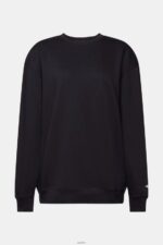 Women Esprit Black Cotton Blend Pullover Sweatshirt Sweatshirts & Hoodies XF444427 - Image 5