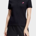 Women Esprit Black Dolphin Tennis Club Classic Polo Polos XF4444493