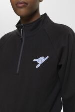 Women Esprit Black Half-zip sweatshirt Sweatshirts & Hoodies XF4444158 - Image 3