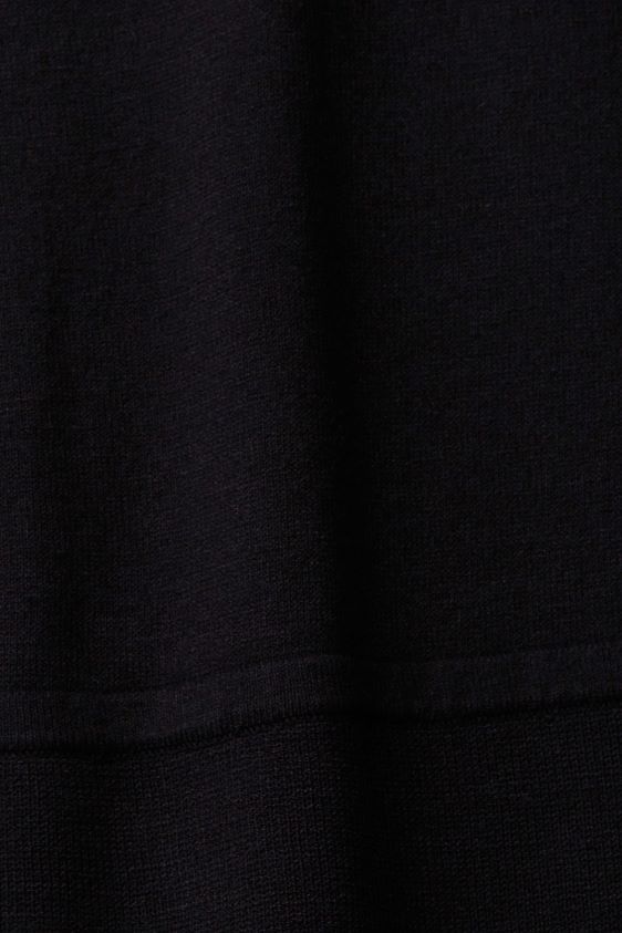 Women Esprit Black Knit dress with slit sleeves, LENZING ECOVERO Dresses XF4444442 - Image 4