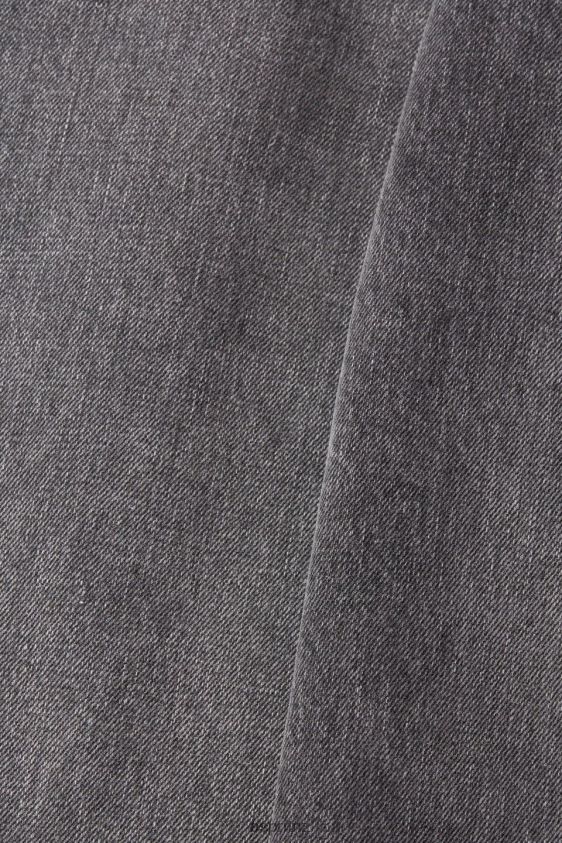 Women Esprit Black Medium Wash Banana fit jeans with asymmetric waistband Denim XF4444339 - Image 4